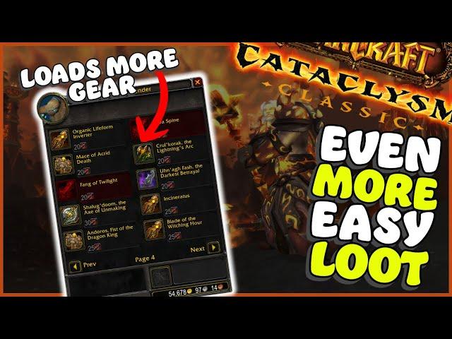 Blizzard made sensible changes to inferno dungeon loot | Cataclysm Classic