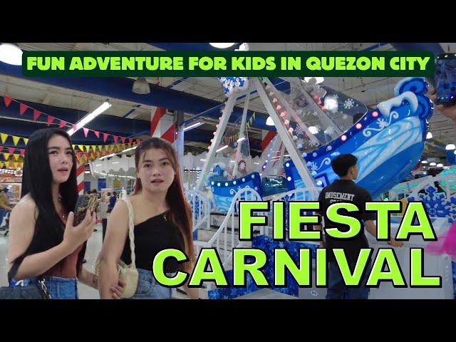 [4K] FIESTA CARNIVAL 2024 TOUR - Fun Adventure for Kids in Araneta City, Cubao