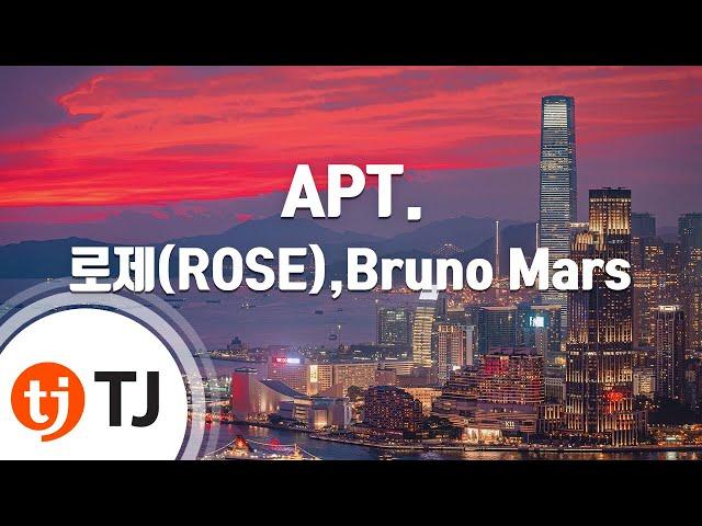 [TJ노래방] APT. - 로제,Bruno Mars(ROSE) / TJ Karaoke