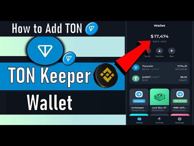 Tonkeeper me TON kaise add kare | Tonkeeper main paise kaise dale | Binance to Tonkeeper transfer