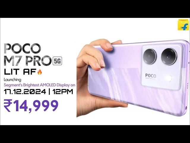 Poco M7 Pro 5G Official India Launch Date | Poco M7 Pro 5G Price in India & Features 