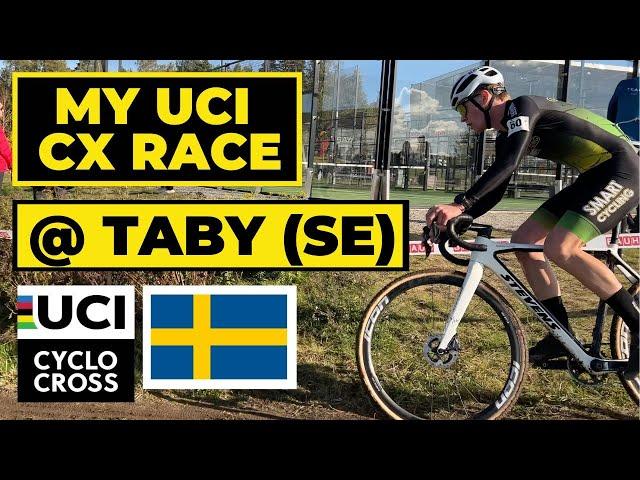 MY UCI CYCLOCROSS RACE @ TABY SWEDEN  - GoPro hero 12 BIKE FOOTAGE - 4K 60 fps