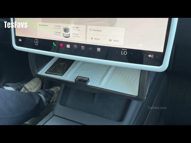 Upgrade Your Tesla with the Best Under-Screen Hidden Storage on the Market!