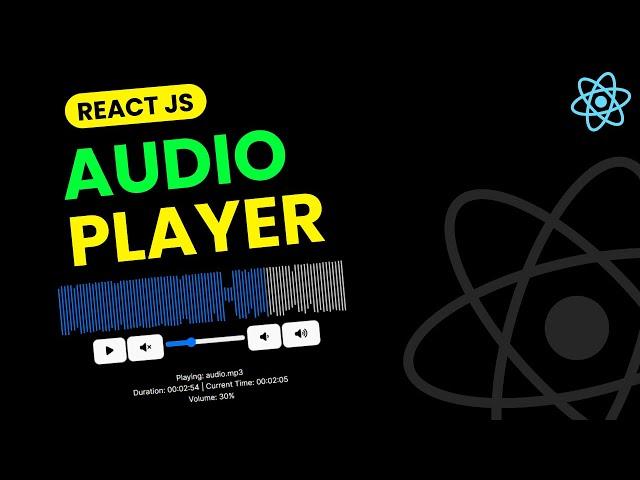 Make React Audio Player with Controls & Waveform