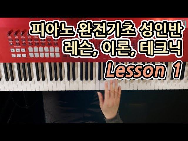 Ultimate Beginner's Piano Course for Adults - Lesson 1