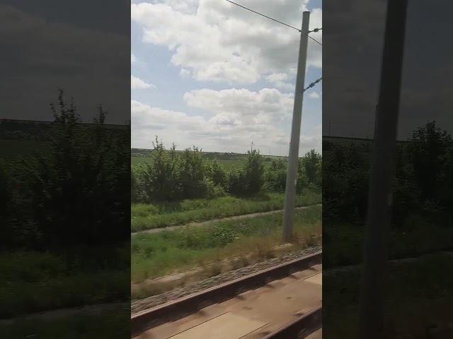 Поезд мчится со скоростью 260 км в час.