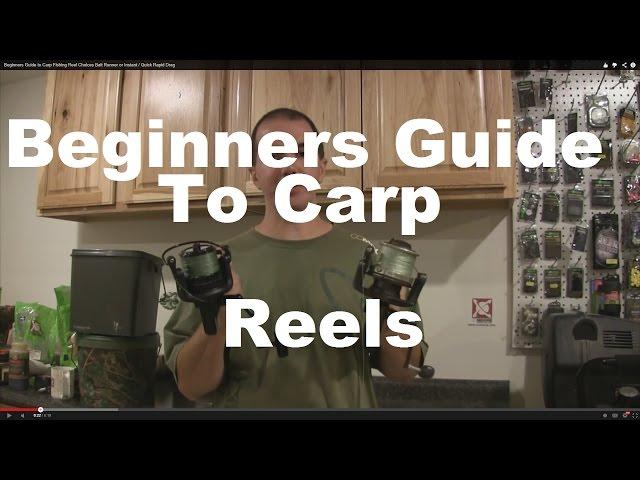 Beginners Guide to Carp Fishing Reel Choices Bait Runner or Instant / Quick Rapid Drag