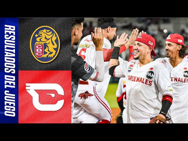 Resumen del doble juego Leones del Caracas vs Cardenales de Lara | 29 de noviembre 2024