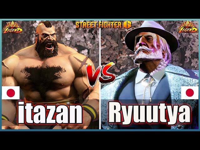 Street Fighter 6 itazan (ZANGIEF #1Rank)  Vs  Ryuutya (JP #2Rank) Best Room MatchHigh Level Match