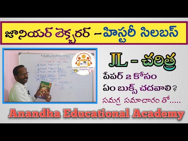 Junior Lecture || History Syllabus // TSPSC || JL History| జూనియర్ లెక్చరర్ చరిత్ర