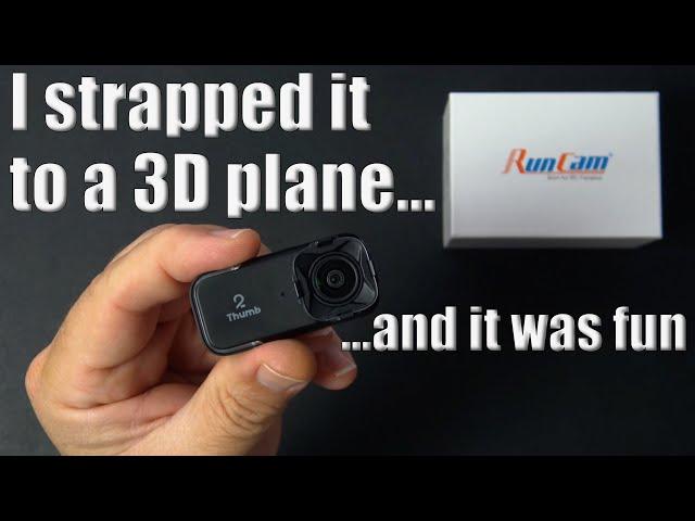 NEW ACTION CAM: Runcam Thumb 2 • Tour • Setup • 3D Plane Video