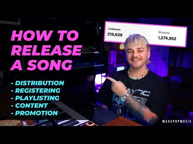 How To Release Your Own Music AND ACTUALLY GET STREAMS! (Distribution, Registration, Marketing, etc)