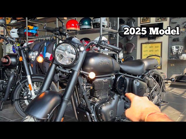 2025 All New Royal Enfield Classic 350 Stealth Black Full Review - Exhaust Sound & On Road Price ?