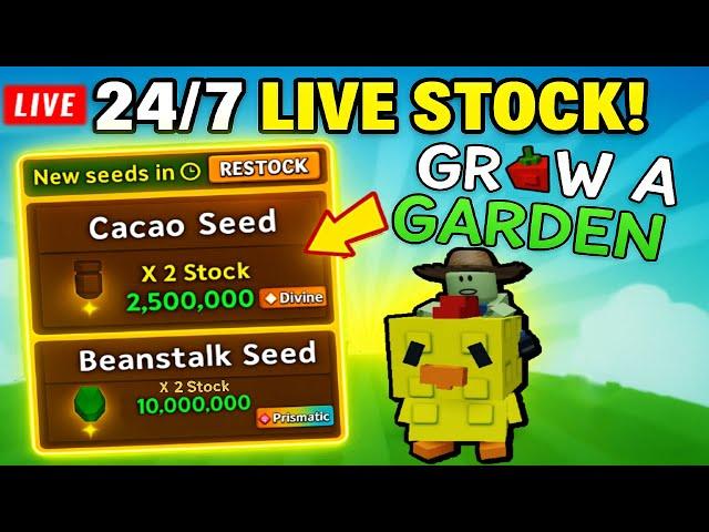 LIVE   GROW A GARDEN  - STOCK, ⌚UPDATE COUNTDOWN⌚  |  24/7  (REAL TIME )