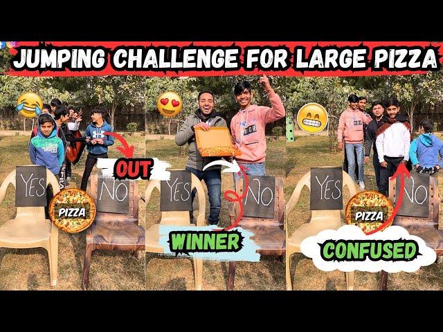 Funny Jump Challenge  For Large Pizza  Watch Till End | Sahil khan & Team | Sahil Khan & Team |