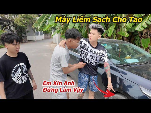 Kiên Chổi Phang Vỡ Mặt Tiến Bảo Và Bắt Liếm Bánh Xe Ô Tô Vì Cản Không Cho Vân Cưới