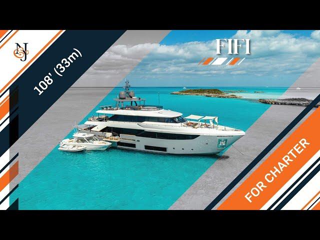 M/Y FIFI for Charter | 108’ (33m) Ferretti Yacht