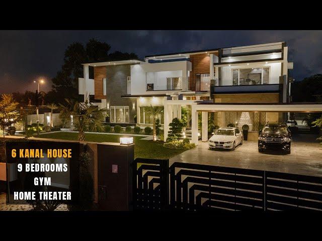 6 Kanal Modern House by Native Interiors Executive Lodges Bahria Town, Lahore - Pakistan