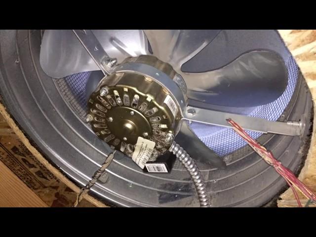 Seized Master Flow Attic Fan (9 years old)