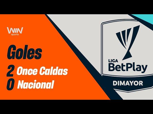 Once Caldas vs. Nacional (goles) | Liga BetPlay Dimayor 2024- 2 | Fecha 3