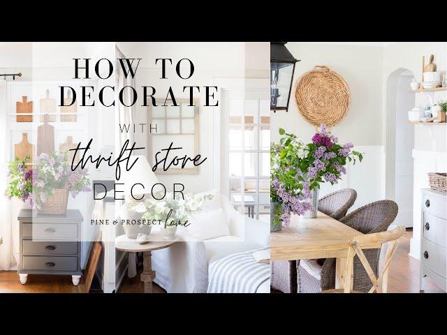 How to Decorate with Thrift Store Decor