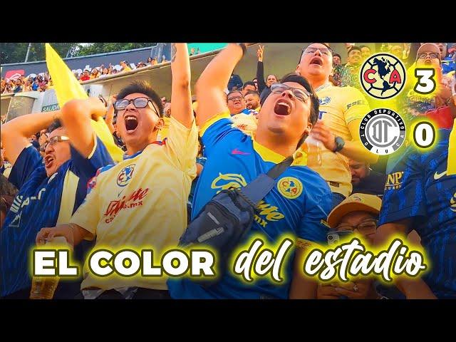 PASO DE TRICAMPEÓN!!  AMERICA DESTROZA A TOLUCA 3-0 || AMÉRICA VS TOLUCA || EL COLOR DEL ESTADIO