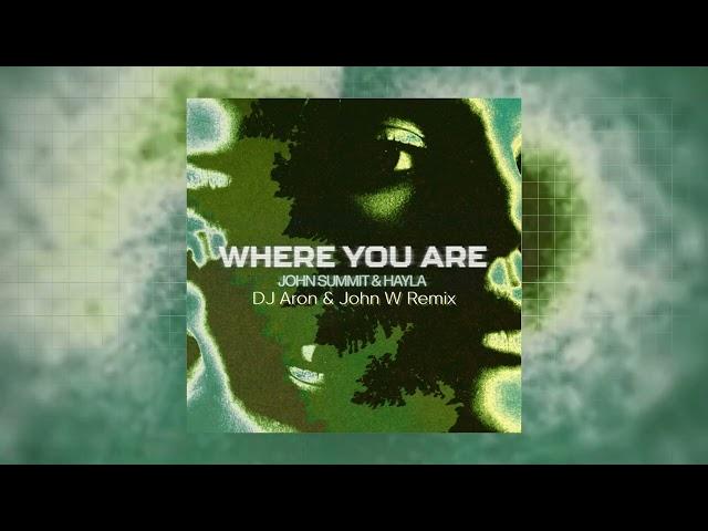 John Summit - Where You Are (DJ Aron & John W Remix) #tribalhouse #housemusic #edm