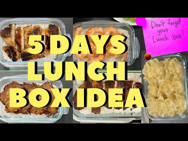 5 DAYS LUNCH BOX IDEA | FILIPINO FOODS | OFFICE BAON