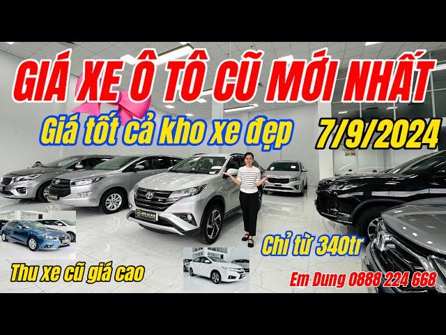 Giá xe ô tô cũ Tphcm mới nhất tháng 9/2024 xe đẹp giá tốt|Thu mua ô tô cũ sài gòn