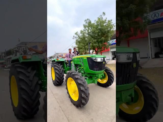 Lo bhai 4️4ki bhi test drive Le|| #shorts #johndeere #minivlog