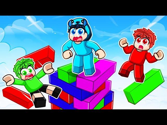 Last One Standing WINS Roblox GIANT JENGA!