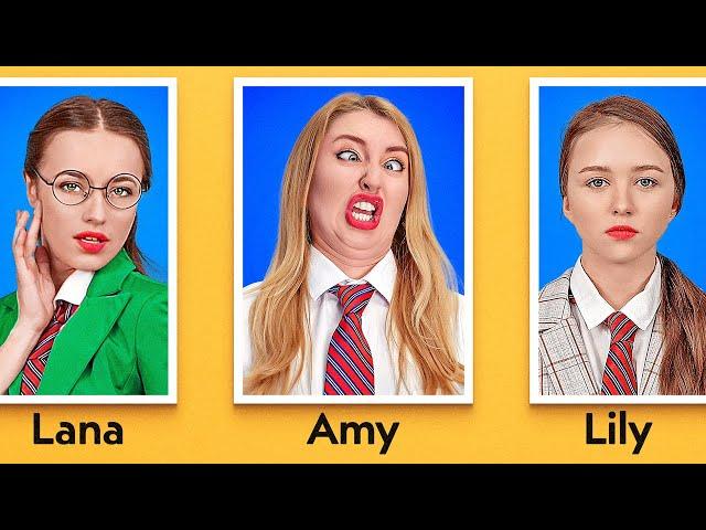 TYPES OF STUDENTS ON PICTURE DAY || Funny Situations At School by 123 GO!