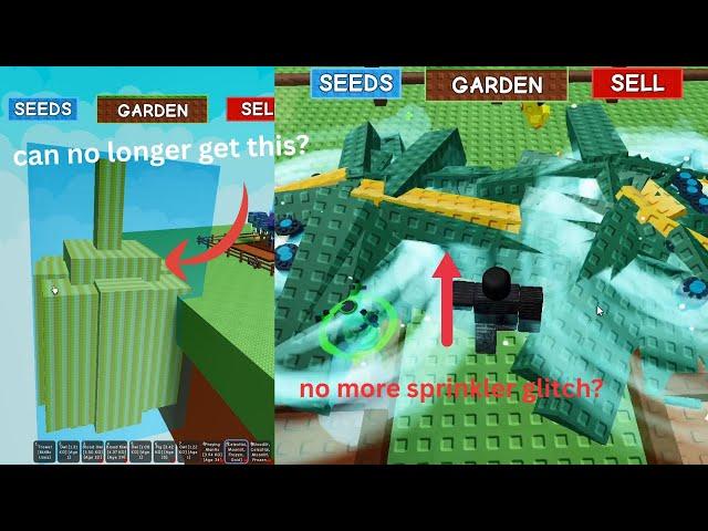 sprinkler glitch no longer works? moon melon method after update grow a garden #roblox #growagarden