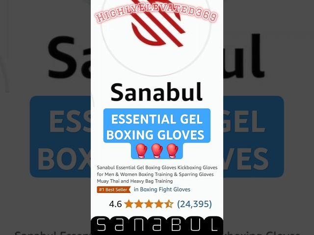 SANABUL ESSENTIAL GEL BOXING GLOVES #perfectforbeginners