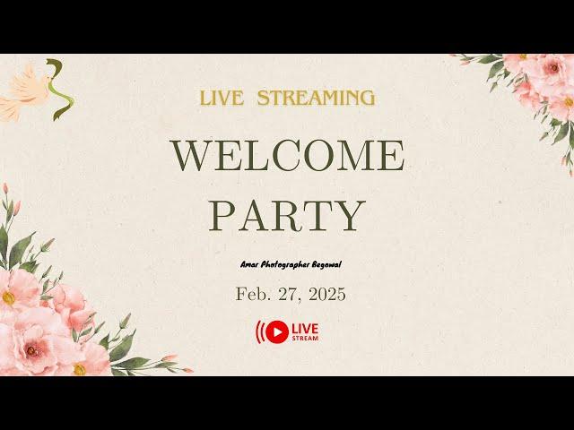 LIVE WELCOME PARTY