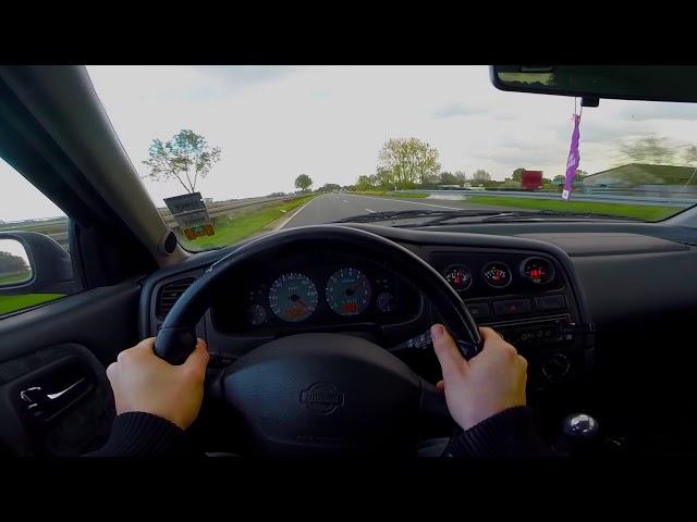 SR20VE N1 powered Nissan P11 Top Speed Run at the Autobahn (Germany)