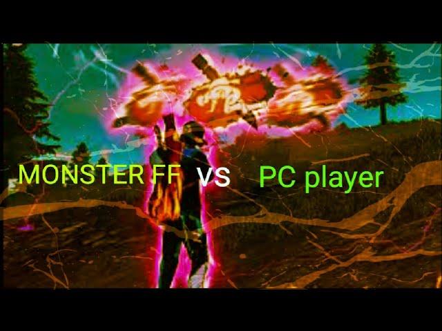 impossible  MONSTER FF  vs PC player #freefire #freefirehighlights #viral