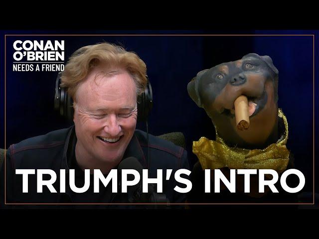 Triumph The Insult Comic Dog Roasts Conan | Conan O'Brien Needs A Friend