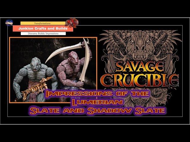 Unboxing the Savage Crucible Slate and Shadow Slate figures #toyreview #SavageCrucible