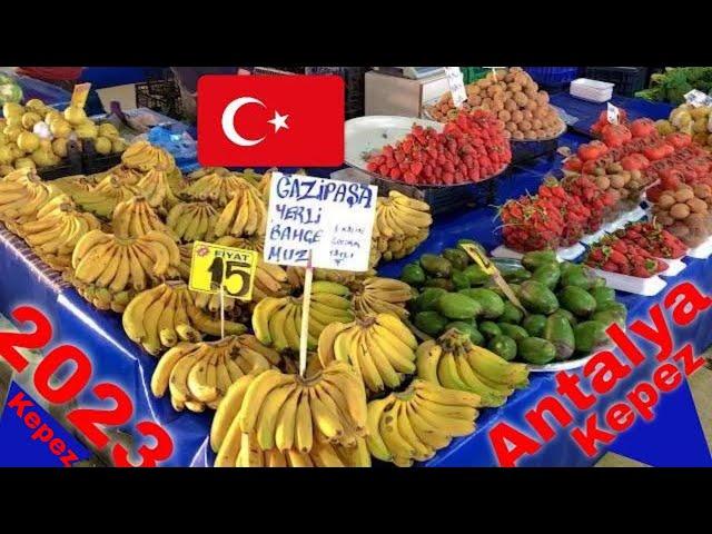 Local Street Market in Antalya-Kepez, Türkiye 2023