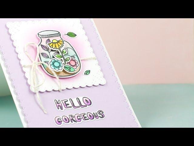 Tiny Terrarium Hello Card with Nina Yang