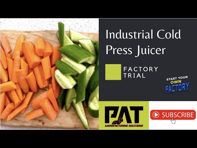 Industrial Cold Press Juicer  - BEST BUY 2021