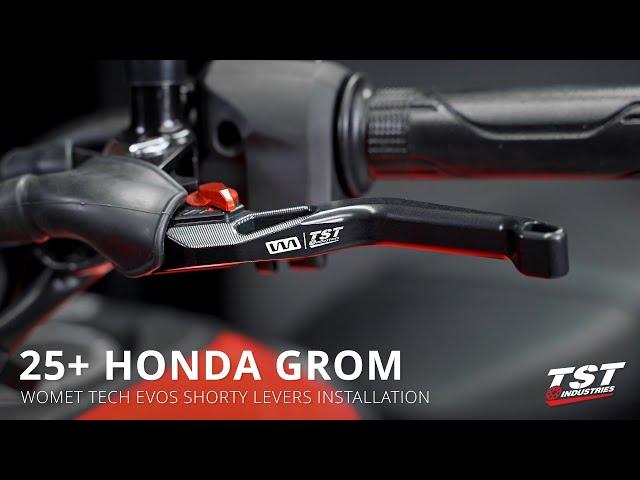 How to Install Womet-Tech Evos Shorty Levers on 2025+ Honda Grom by TST Industries