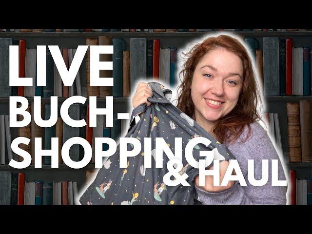 LIVE BUCH SHOPPING BEI THALIA & BOOKHAUL  | Buchladen VLOG mit Empfehlungen & Neuentdeckungen