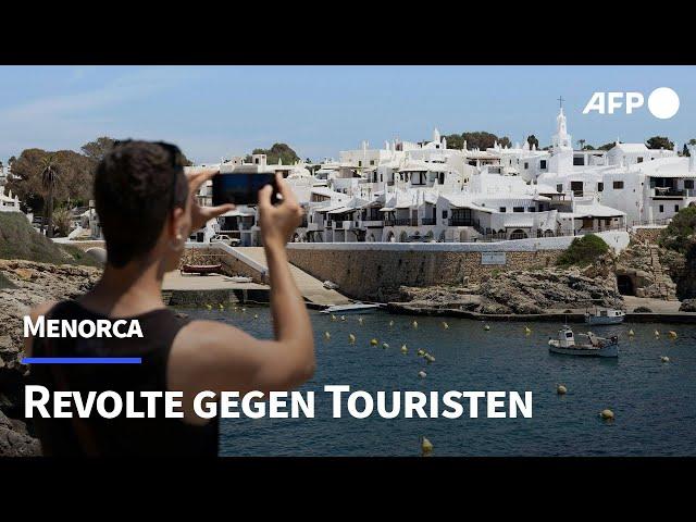 Für Touristen verboten? Rebellion auf Menorca gegen Besuchermassen | AFP