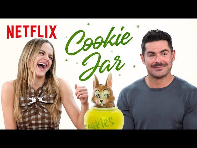 Zac Efron and Joey King Answer To a Nosy Cookie Jar | A Family Affair | Netflix