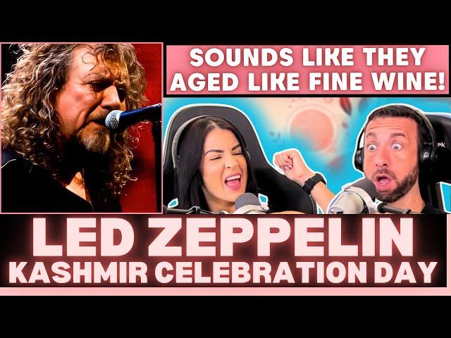 ROBERT PLANT'S VOCAL!  Couple Reacts to Led Zeppelin - Kashmir (Celebration Day) FIRST REACTION!