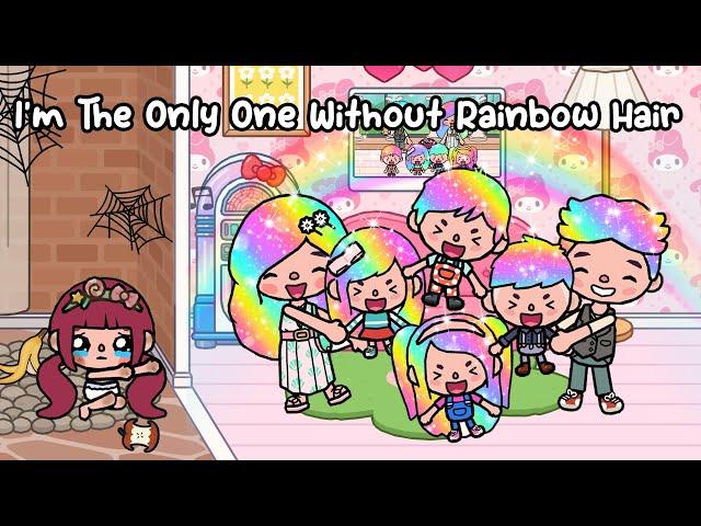 I'm The Only One Without Rainbow Hair In My Family   Sad Story | Toca Life Story | Toca Boca