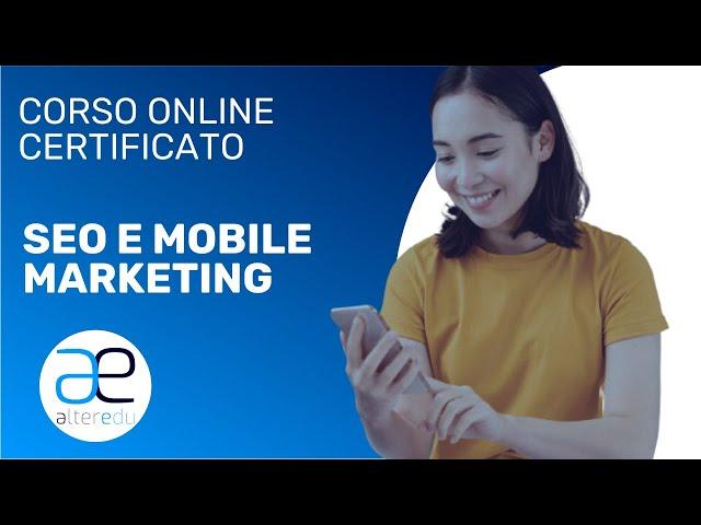 Corso SEO e Mobile Marketing