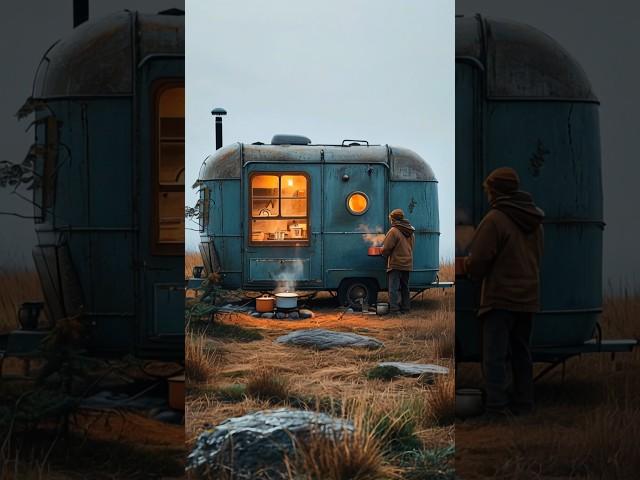 Man Transforms His Caravan into a Bushcraft Shelter | Off-Grid Survival Deep in the Wilderness #asmr
